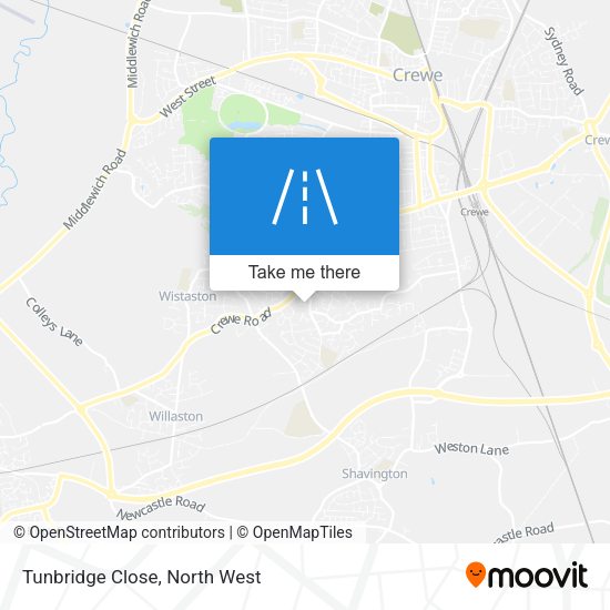 Tunbridge Close map
