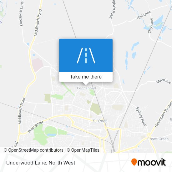 Underwood Lane map