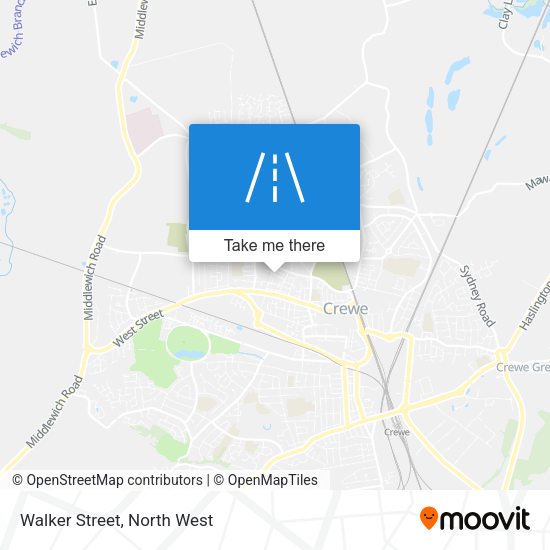 Walker Street map
