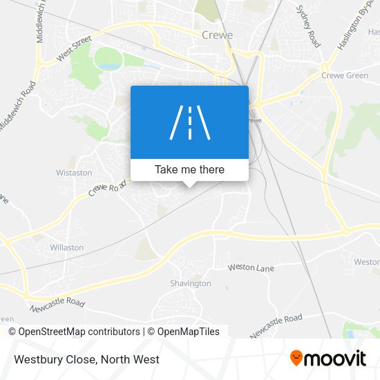 Westbury Close map