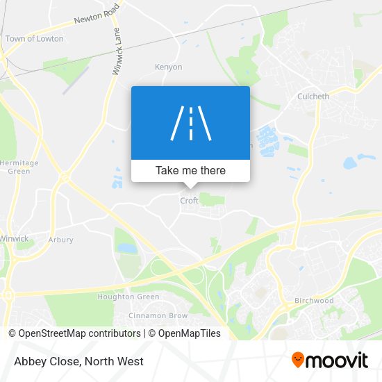 Abbey Close map