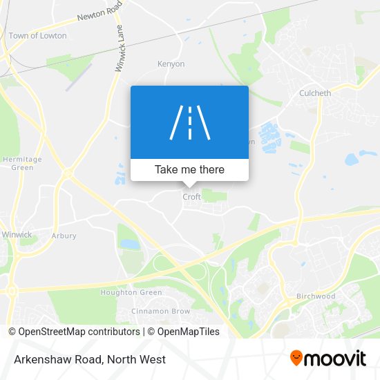 Arkenshaw Road map