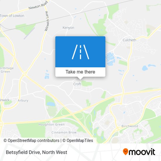 Betsyfield Drive map