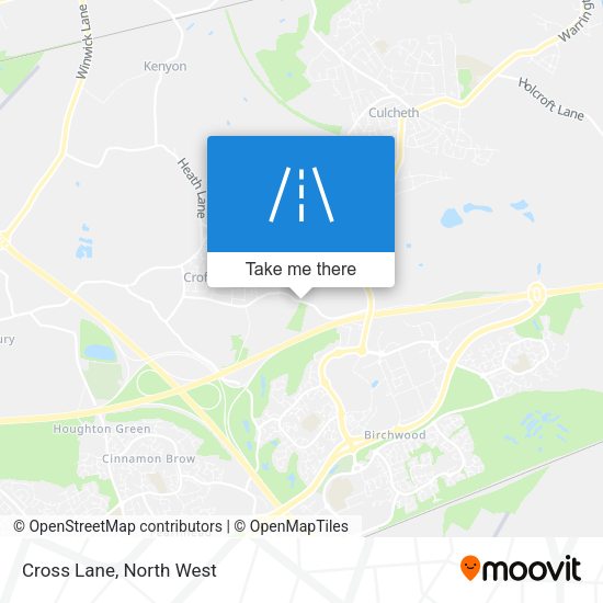 Cross Lane map