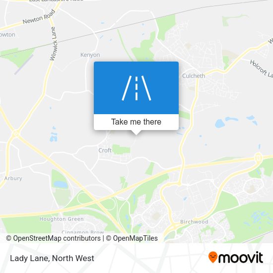 Lady Lane map
