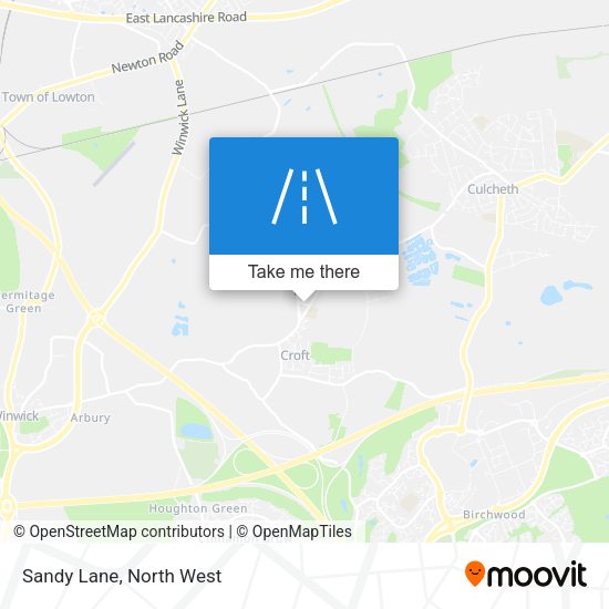 Sandy Lane map