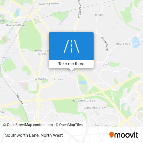 Southworth Lane map