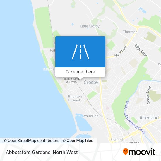 Abbotsford Gardens map