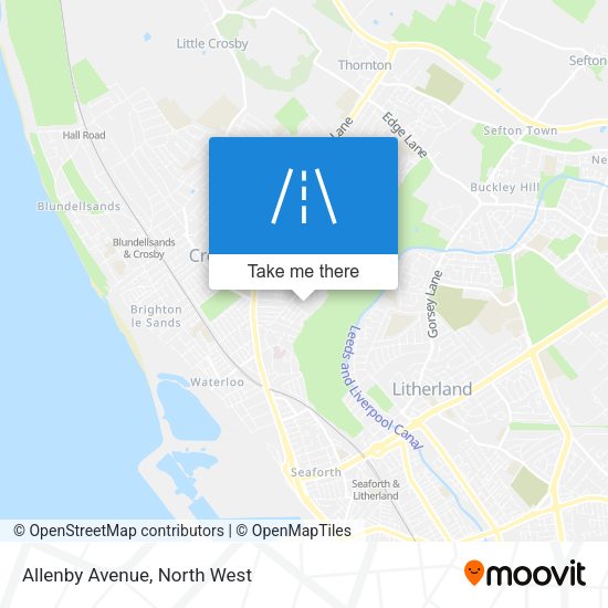 Allenby Avenue map