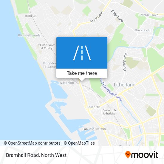 Bramhall Road map