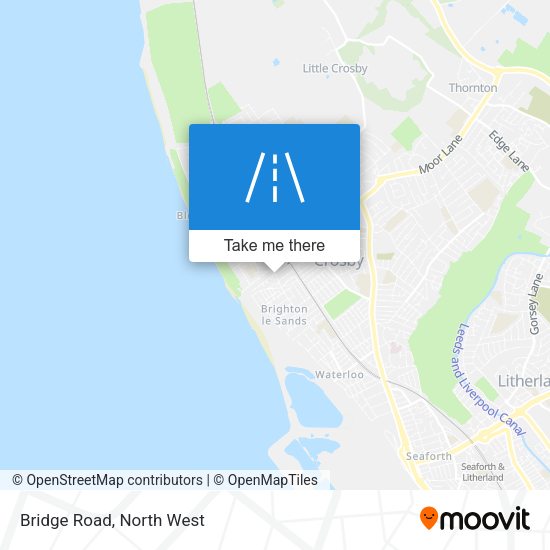 Bridge Road map