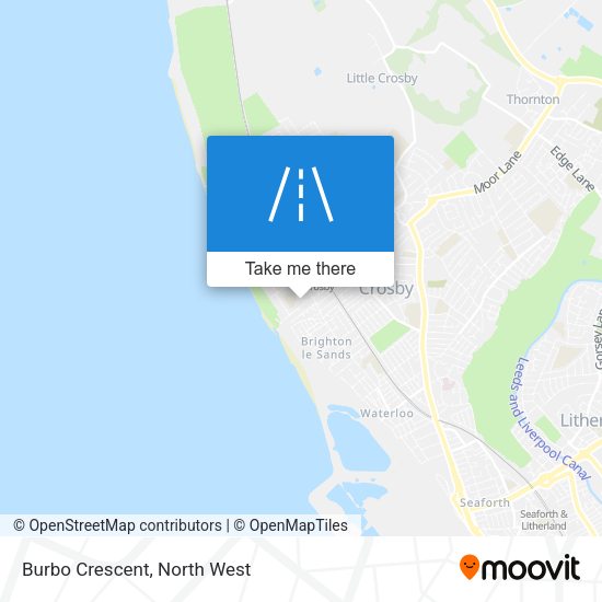 Burbo Crescent map