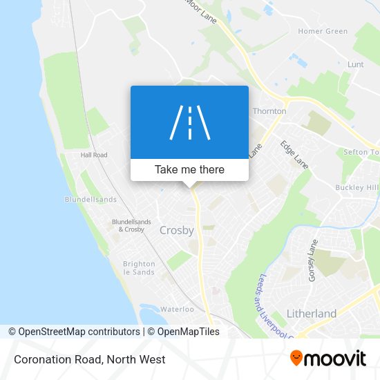 Coronation Road map