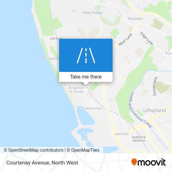 Courtenay Avenue map