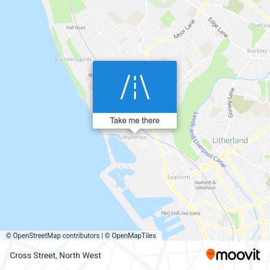 Cross Street map