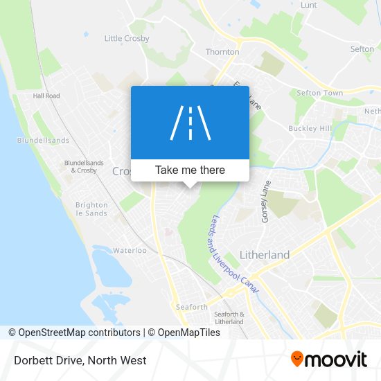 Dorbett Drive map