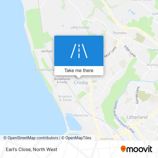 Earl's Close map