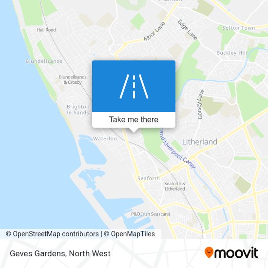 Geves Gardens map