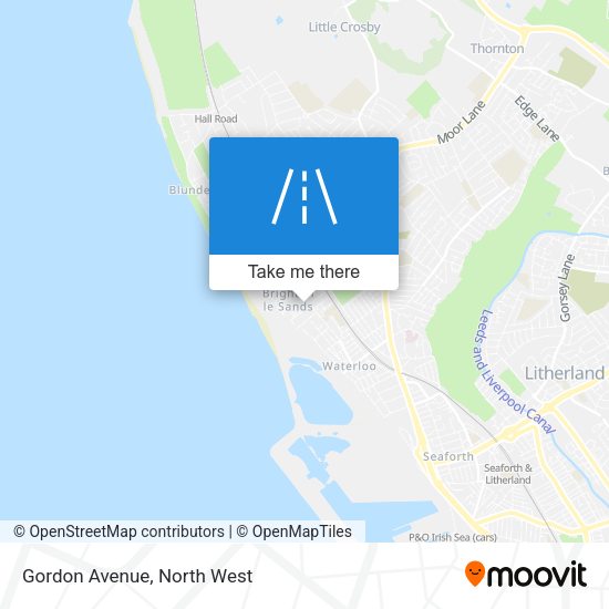Gordon Avenue map