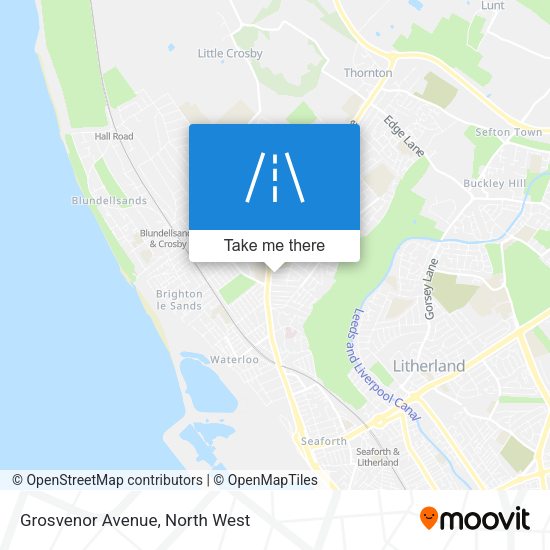 Grosvenor Avenue map