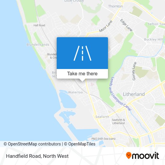 Handfield Road map