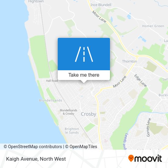 Kaigh Avenue map