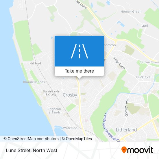 Lune Street map
