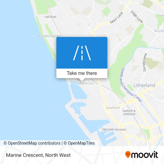 Marine Crescent map