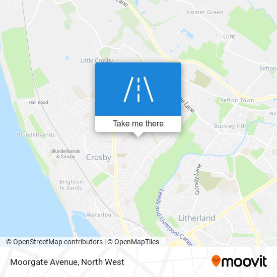 Moorgate Avenue map
