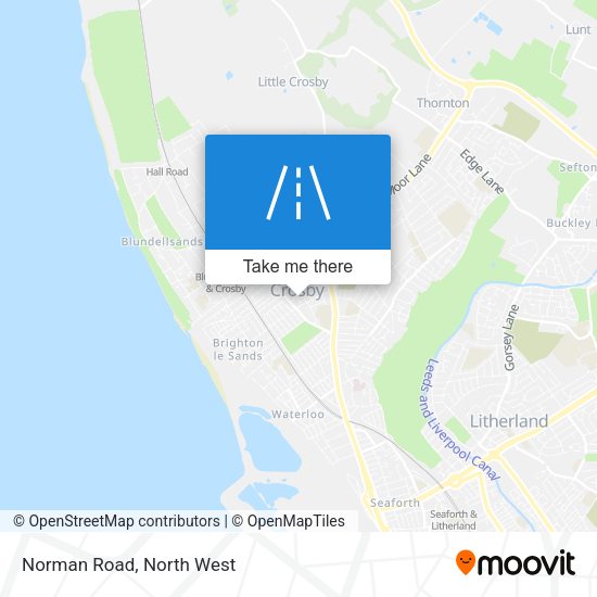 Norman Road map