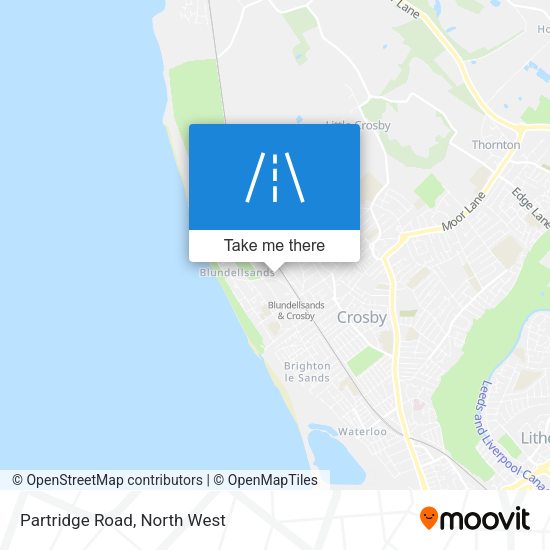 Partridge Road map