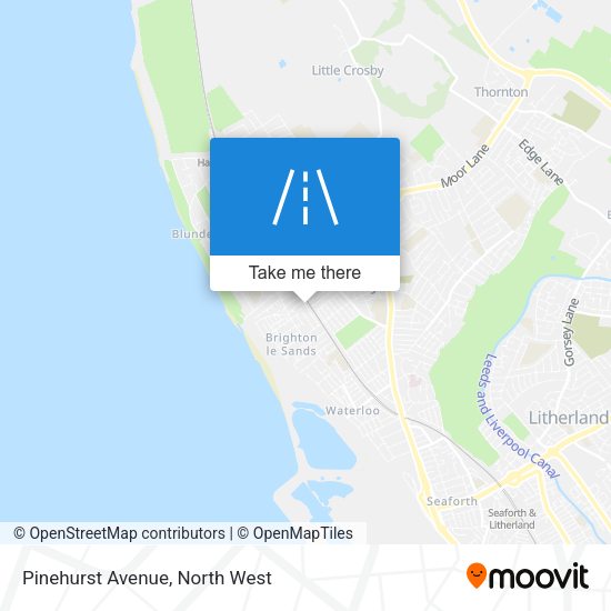 Pinehurst Avenue map