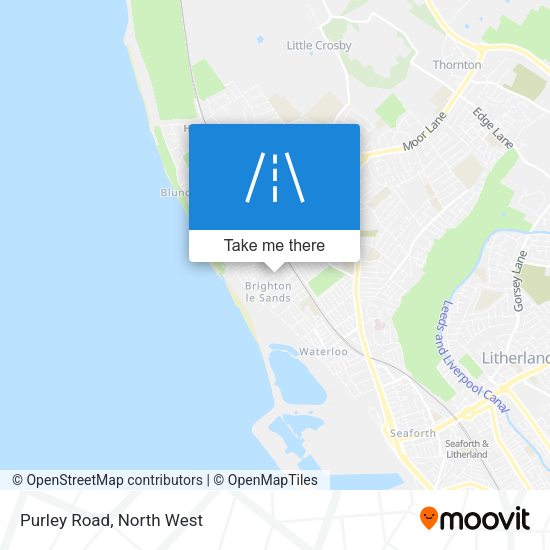 Purley Road map