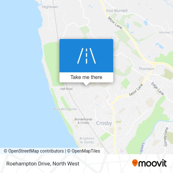 Roehampton Drive map