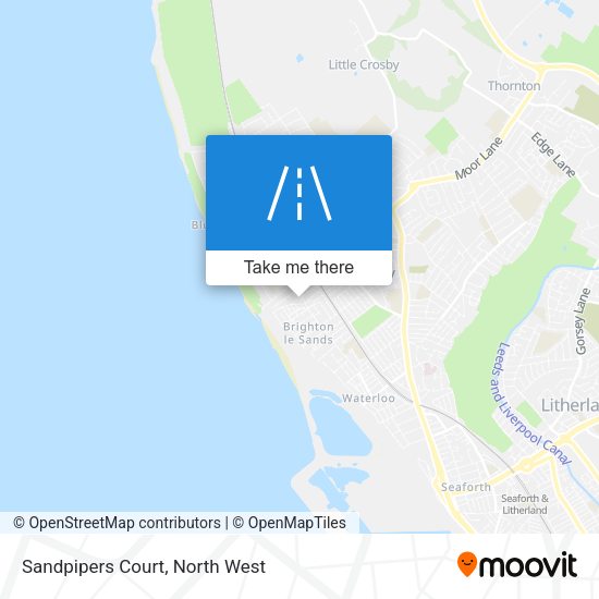 Sandpipers Court map