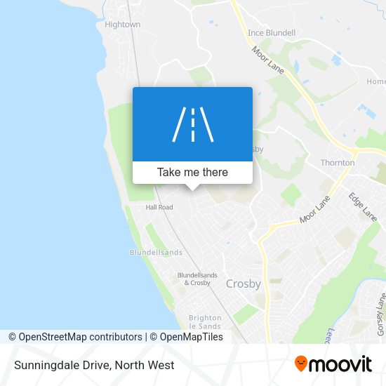 Sunningdale Drive map