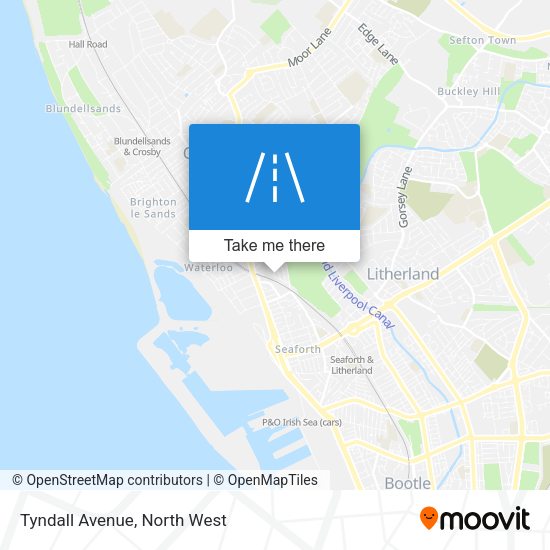 Tyndall Avenue map