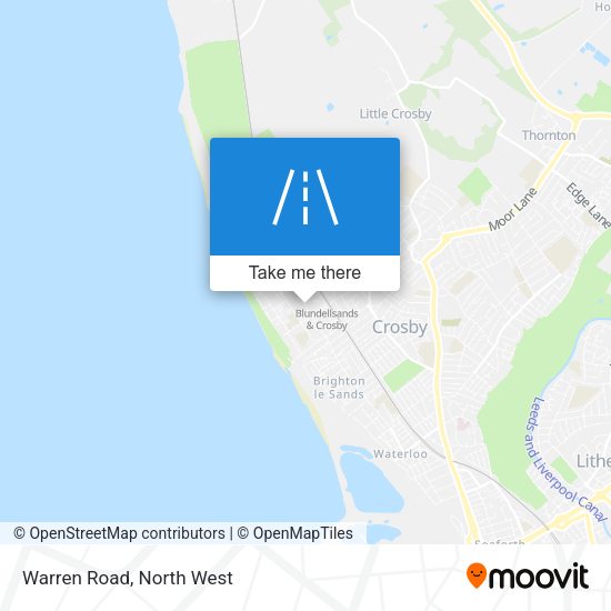 Warren Road map