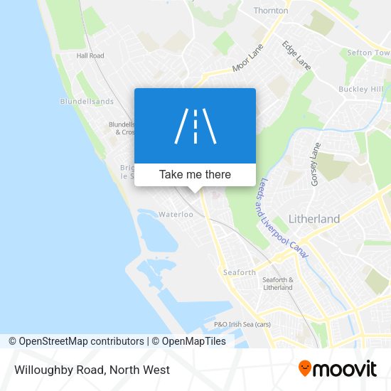 Willoughby Road map