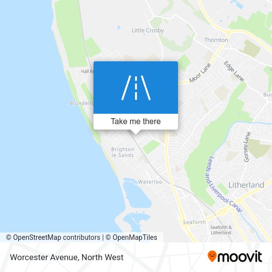 Worcester Avenue map
