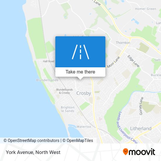 York Avenue map