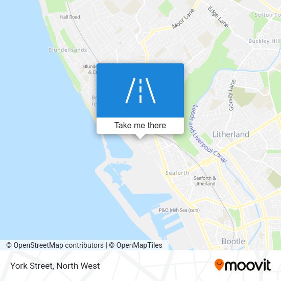 York Street map