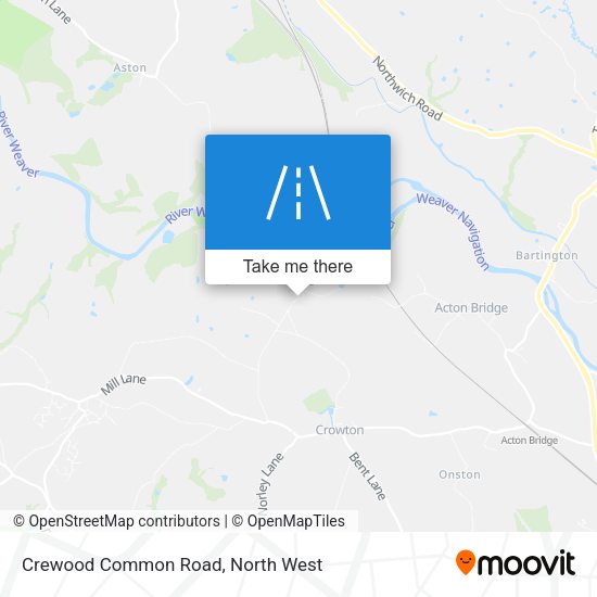 Crewood Common Road map