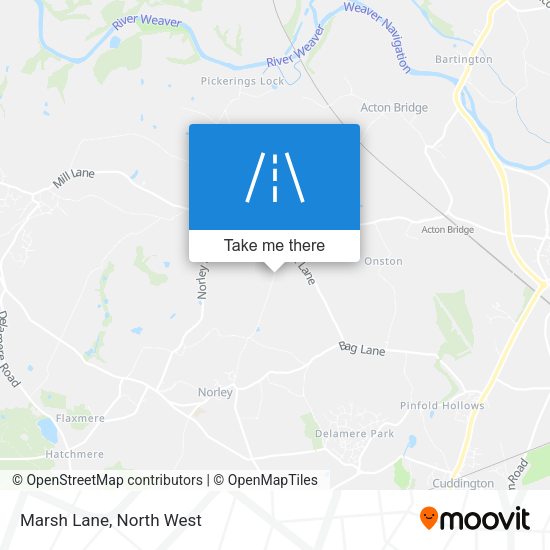 Marsh Lane map