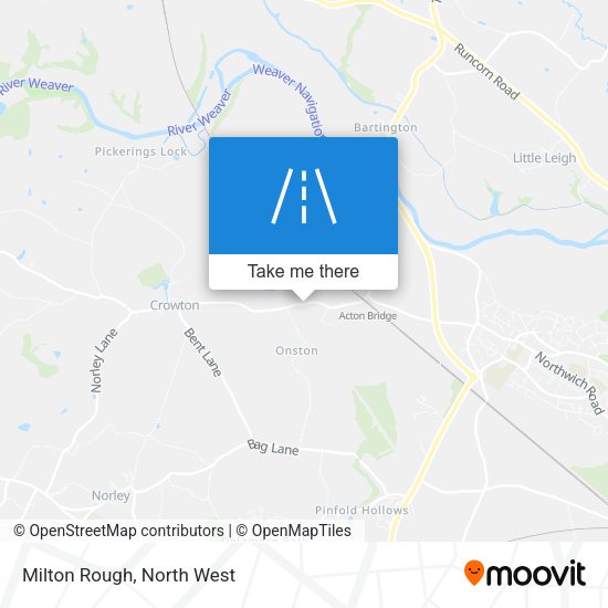 Milton Rough map