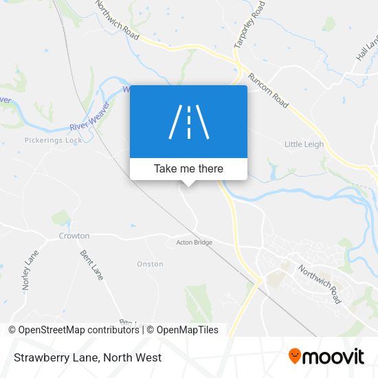 Strawberry Lane map