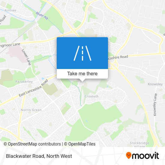 Blackwater Road map