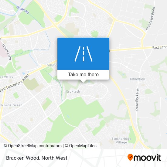 Bracken Wood map
