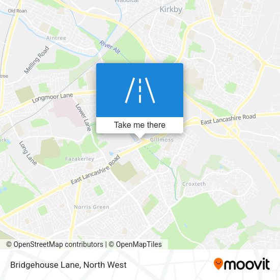 Bridgehouse Lane map