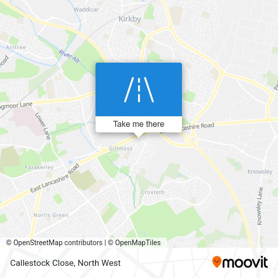 Callestock Close map